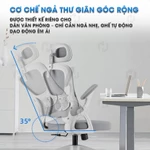Ghế công thái học HTD-588 | Ghế xoay văn phòng lưới, tay 3D, tựa đầu đa chiều, ngả lưng, nâng hạ chiều cao, bền đẹp — ảnh 7