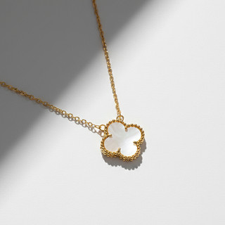 Dây chuyền nữ LAMY Dual Lucky Four Leaves Necklace Gold 6403