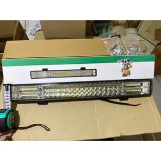 Đèn led dài trợ sáng 30cm,50cm,65cm,80cm,100cm nháy 3 chế độ dùng cho ô tô, xe tải 12v và 24v.D
