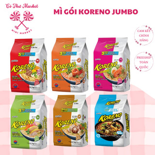 Mì KORENO JUMBO Hàn Quốc - Vị Bò Cay, Vị Kim Chi, Vị Gà - Nấu 4 Phút - CÔ THƯ MARKET
