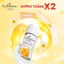 COMBO 2 Lăn khử mùi tới 72H Enchanteur dưỡng sáng da X2 từ Niacinamide & Kem sữa tươi 50ml x2