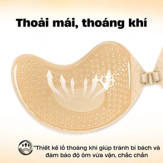 Miếng dán ngực nâng ngực tạo khe siêu dính thiết kế cài trước dễ sử dụng DEVARI D0129
