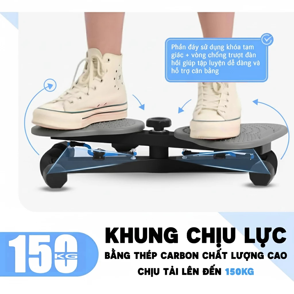 [CHÍNH HÃNG] HABANA SPORT Bàn Xoay Eo Đốt Mỡ Giảm Cân Tại Nhà, Tích Hợp Massage Chân