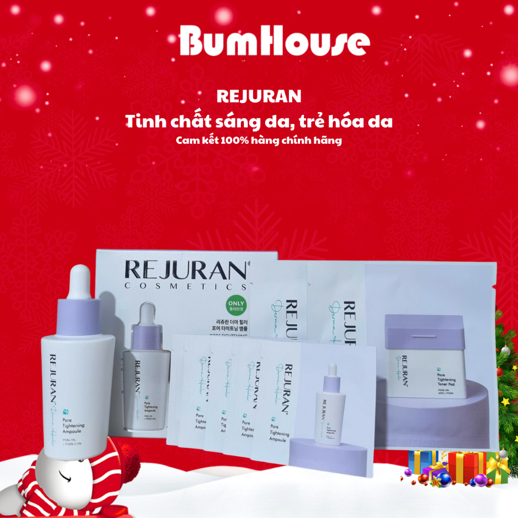 [Date 9.2027] Serum Trắng Da, Thu Nhỏ Lỗ Chân Lông REJURAN Derma Healer Pore Tightening Ampoule 30ml