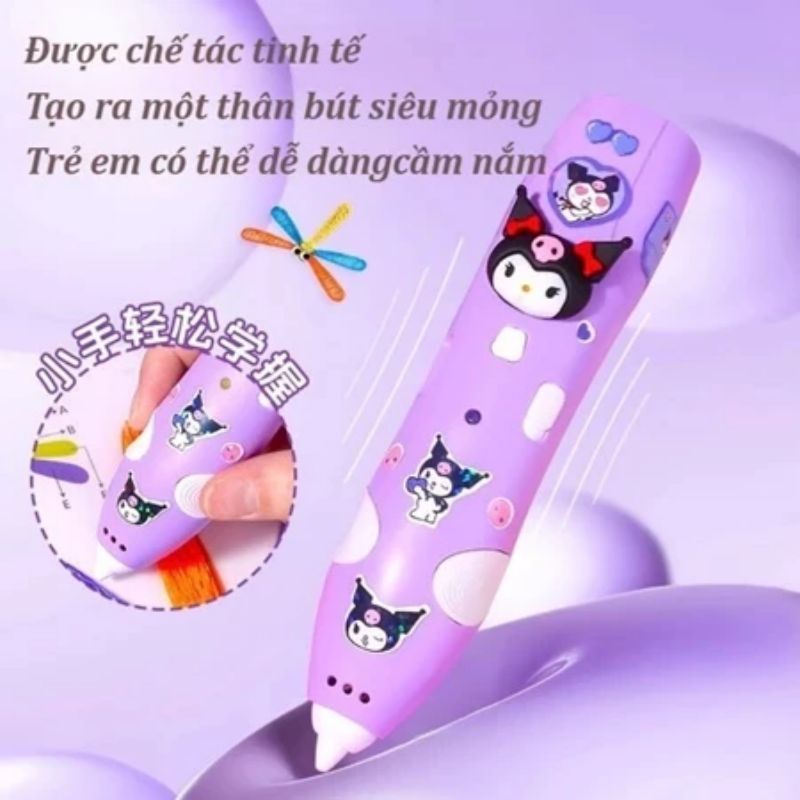 Bút Graffiti in 3D, đồ chơi của cô gái, Đầu bút an toàn ở nhiệt độ thấp, thích hợp làm quà tặng sinh nhật của trẻ em