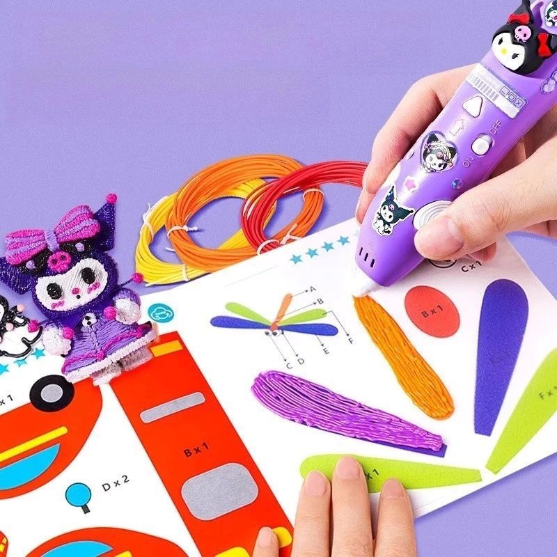 Bút Graffiti in 3D, đồ chơi của cô gái, Đầu bút an toàn ở nhiệt độ thấp, thích hợp làm quà tặng sinh nhật của trẻ em