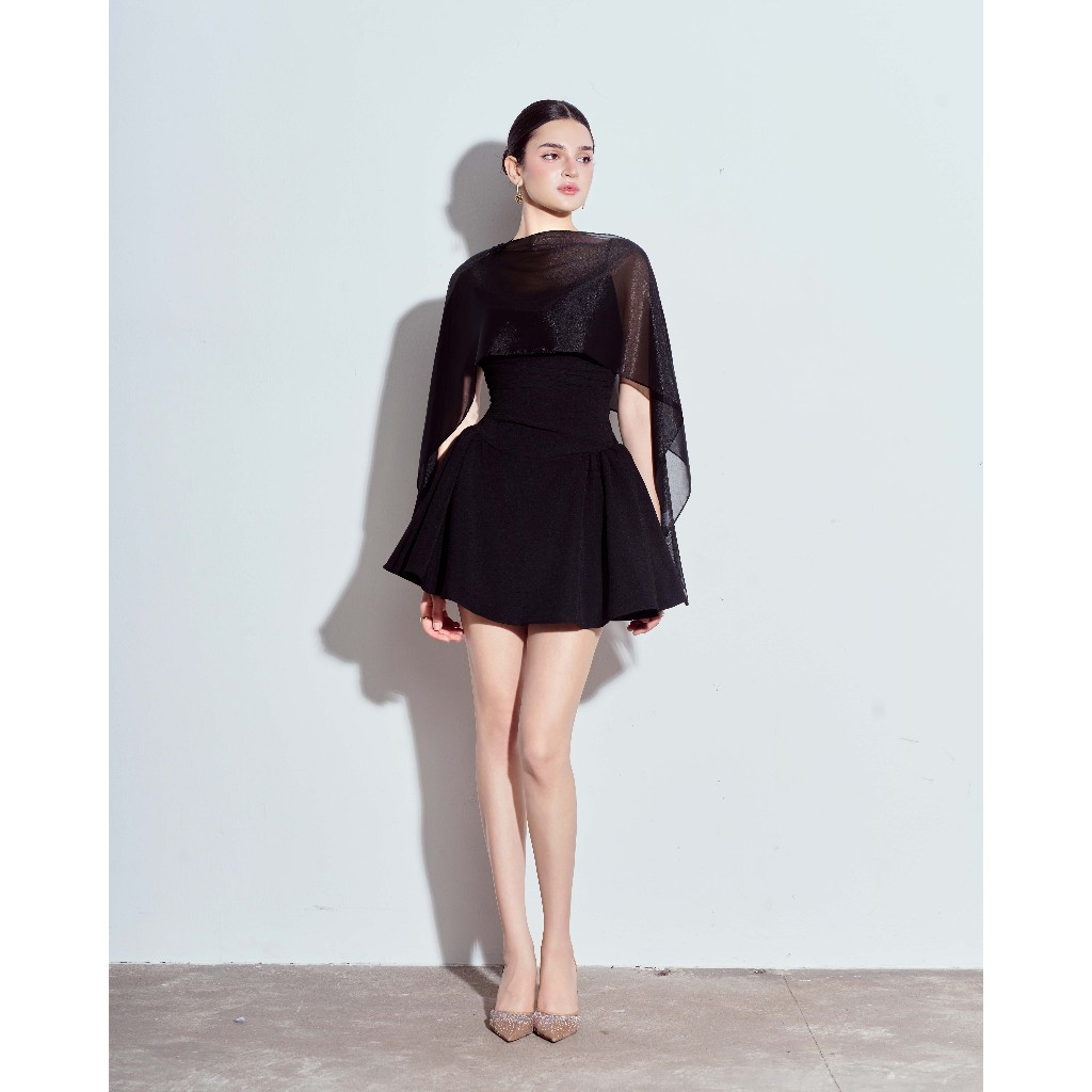 RECHIC Đầm 2 dây Lynase cổ đổ nhẹ sang trọng sành điệu (KHÔNG KÈM ÁO CHOÀNG) | BigBuy360 - bigbuy360.vn