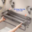Kệ Để Đồ Nhà Tắm Hình Chữ Nhật Hút Chân Không, Giá Treo Đồ Chất Liệu Nhôm Cao Cấp Chống Gỉ Kèm Thanh Treo