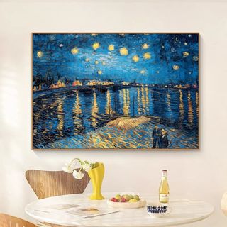 Tranh Treo Tường Hình Vẽ Phong Cách Vangogh BH223 - Tranh Decor, Trang Trí Phòng Khách, Phòng Ngủ, Quán Cafe, Nhà Hàng
