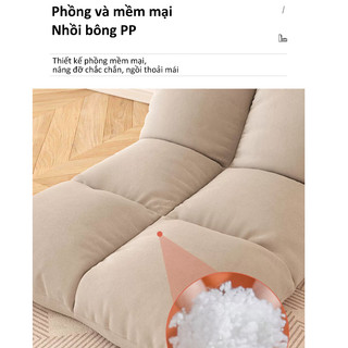 ILUOLAI Ghế lười thư giãn Tựa Lưng Ngồi Bệt Nhật Bản,Ghế Lười Tatami