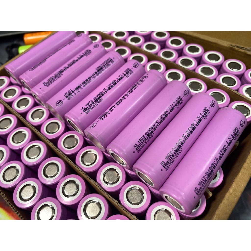 2Cell Pin 18650 Mới 100% Dung Lượng Chuẩn (1200mAh-3200mAh)Đầu Phẳng (3,7V- 4,2V)Pin Chuẩn Loại A Pin Sunpower Highstar