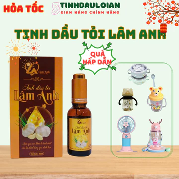Dầu Tỏi Lâm Anh thành phần thiên nhiên an toàn cho bé