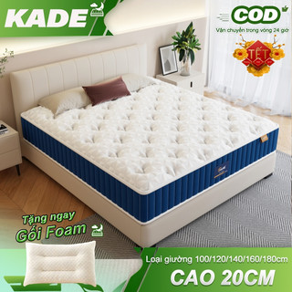 Nệm Foam Lò Xo GreaMe Mattress lò xo túi độc lập cao 20cm cùng 2 tầng cao su non nâng đỡ cơ thể