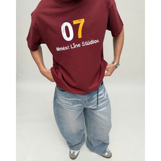 Áo thun MMESTLINE "07" form Boxy vải Premium Cotton