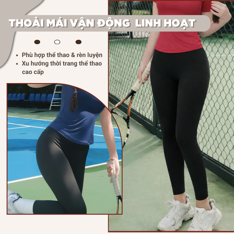Quần Tập Yoga Gym Nữ TOPBODY Wear Cạp Cao Chống Lộ Siêu Nâng Mông Co Giãn 4 Chiều Ôm Dáng Thoáng Mát QUAYG01