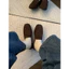 Order Giày Loafer Mũi Tròn Đơn Giản Sang Trọng Phong Cách Châu Âu