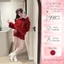 Set len trễ vai GUMIN thiết kế áo dáng rộng phối chân váy len dáng ngắn sang chảnh, set len nữ thu đông dày dặn cao cấp