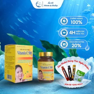 VITAMIN C 500MG + RUTIN - TĂNG CƯỜNG ĐỀ KHÁNG, GIẢM CHẢY MÁU CHÂN RĂNG - Hộp 100 viên