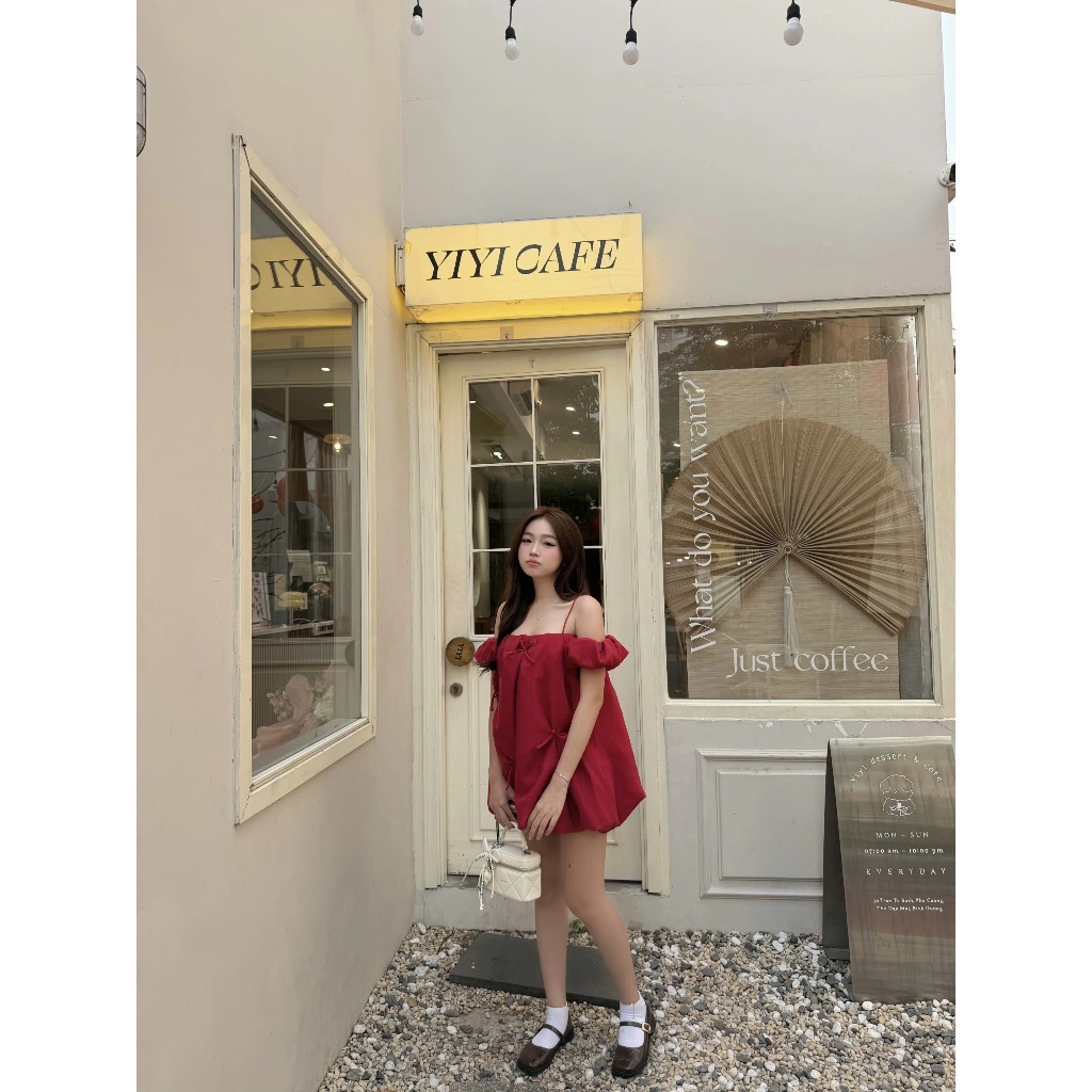 Đầm Nữ Trễ Vai Sumire Dáng Bí SECODEE