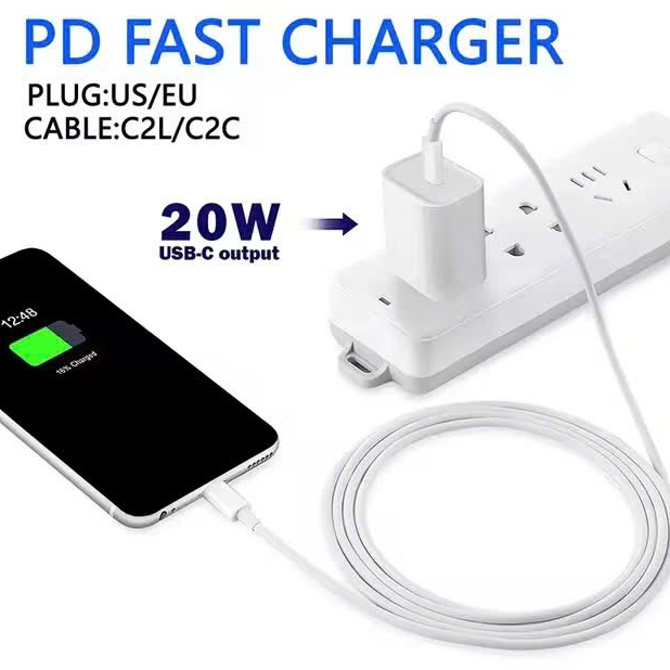 Sạc Nhanh PD 20W 2 MÉT ( mới 2025 ) Bản Cao Cấp Tốc Độ Nhanh Thông Minh Độ Bền Cao Bảo Vệ Pin .