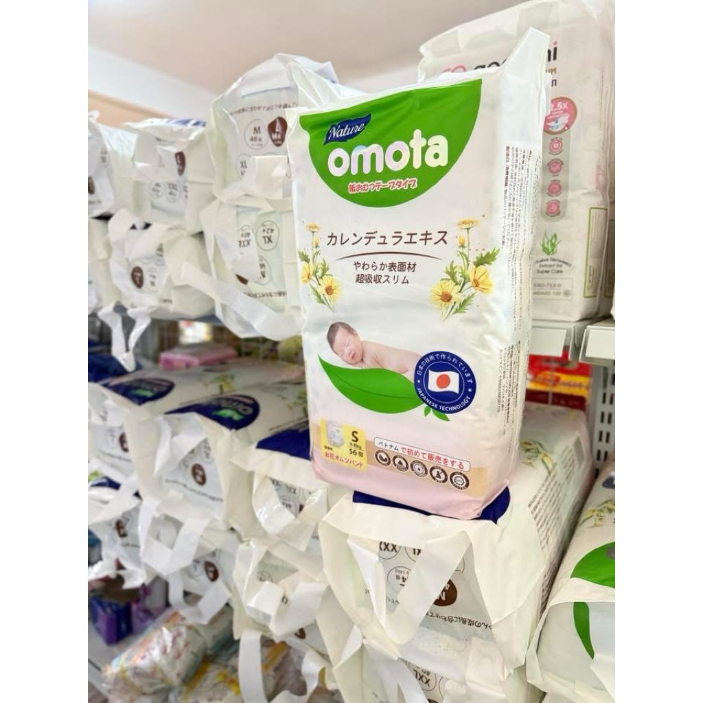 {Chính hãng} Tã Bỉm Quần Cho Bé OMOTA Công Nghệ Nhật Bản – Siêu Thấm Hút, Khóa Ẩm, Đủ Size – An Toàn