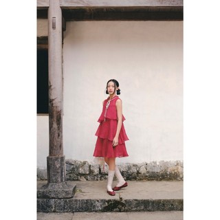 Đầm hoa OLV babydoll dáng suông đi chơi Bellamy Dress nhiều màu phù hợp đi chơi