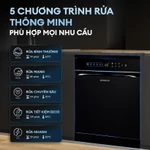 [Free lắp đặt] Máy rửa chén bát 16 bộ KOCHI S600 - 5 trục phun áp suất cao - Rửa AI -  Sấy PTC & bảo quản 7 ngày đối lưu — ảnh 7