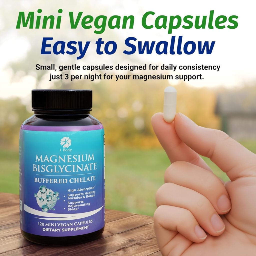 1 Body Magnesium Bisglycinate  This dietary supplement has been clinically proven to help with muscle