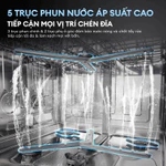 [Free lắp đặt] Máy rửa chén bát 16 bộ KOCHI S600 - 5 trục phun áp suất cao - Rửa AI -  Sấy PTC & bảo quản 7 ngày đối lưu — ảnh 6