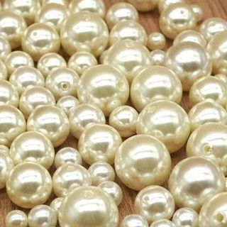 Hạt trai nhựa loại đẹp các cỡ làm đồ thủ công, thời trang, decor