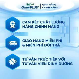 Sữa GrowPLUS+ Xanh Hỗ Trợ Tiêu Hóa Khỏe Mạnh Tăng Sức Đề Kháng Phát Triển Não Bộ Cho Bé 800g