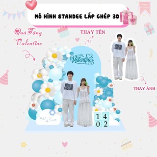 Quà tặng mô hình standee 3D Valentine,sinh nhật,ngày kỉ niệm,lễ tốt nghiệp...