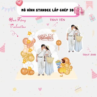 Quà tặng mô hình standee 3D Valentine,sinh nhật,ngày kỉ niệm,lễ tốt nghiệp...