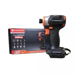 Chuyên Vít Starker TD173 bản pro có 8 cấp tốc độ Đầu Ngậm Vít Nhanh Không Chổi Than Chân Pin Phổ Thông, màu xanh bộ đội