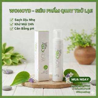 Woncyd Dung dịch vệ sinh phụ nữ, tạo bọt làm sạch sâu | Chai 200ml