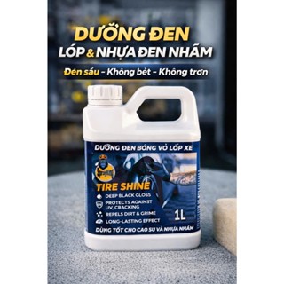 SprayKing Dung Dịch Đánh Bóng Vỏ Xe Tire Shine Siêu Bóng Đen Bền 1L  & Dưỡng nhựa nhám