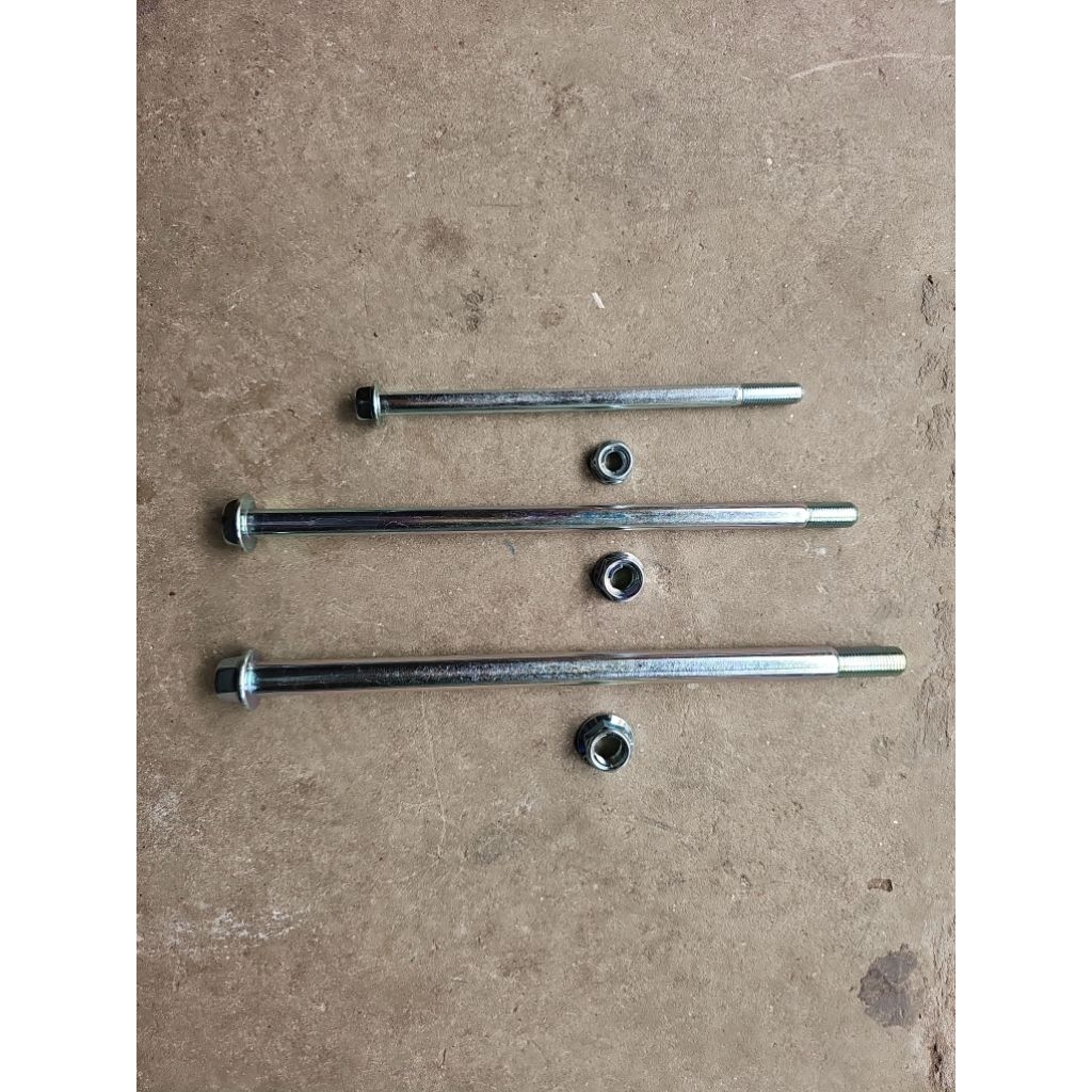bộ trục trước trục sau cho xe YA exciter 135 5 số đời 2011 đến 2014 và exciter 150 có ecu khóa hàng đã qua sử lý nhiệt