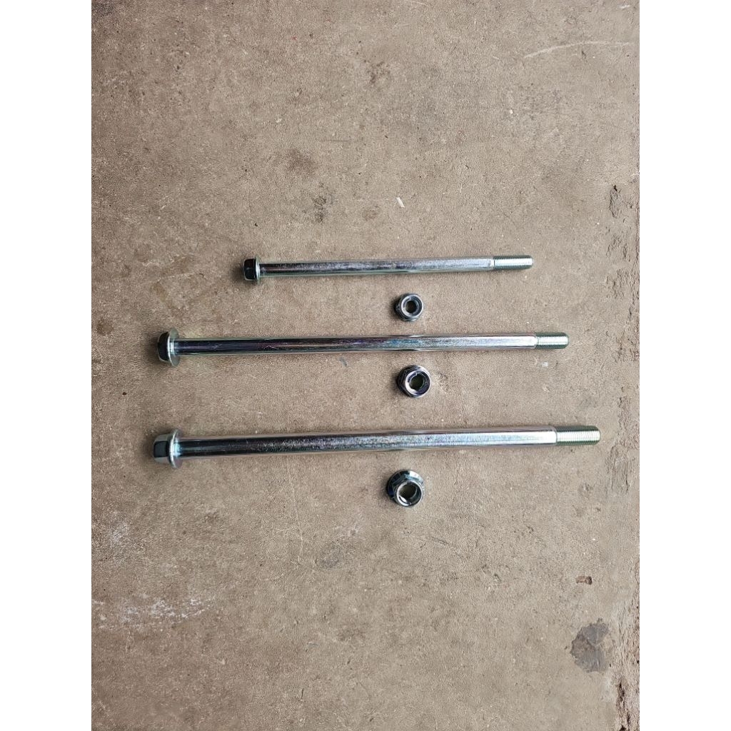 bộ trục trước trục sau cho xe YA exciter 135 5 số đời 2011 đến 2014 và exciter 150 có ecu khóa hàng đã qua sử lý nhiệt