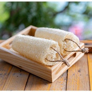 Xơ Mướp Cắt Khúc Từ Xơ Mướp Thiên Nhiên An Toàn Cho Da Dùng Để Rửa Bát Hoặc Để Tắm
