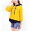Áo Nỉ Hoodie Nữ Wst Phối Màu Cá Tính Dáng Rộng Thời Trang