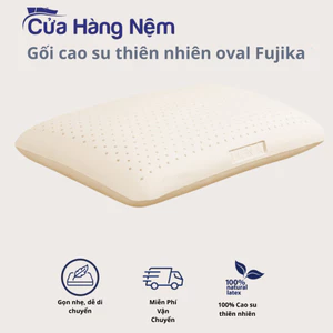 Gối cao su thiên nhiên oval Fuji