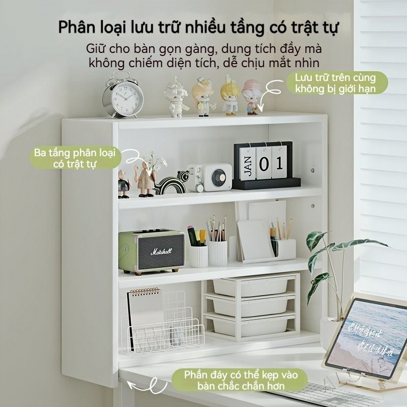 ALOVE Kệ để đồ để bàn có thể điều chỉnh nhiều tầng thiết kế tối giản ván dày chắc chắn | BigBuy360 - bigbuy360.vn