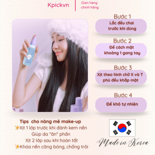 Xịt Khóa Nền Căng Bóng Twoedit by LUNA 100ml - Giữ Lớp Make-up Lâu Trôi, Bám Chặt Trên Da
