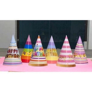 [ Mũ trung ] 100 mũ đội sinh nhật hình HPBD, Babythree, capypara, kuromi, siêu nhân, công chúa,gấu dâu, kitty