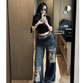 QCL1 6795 Áo thun trơn cổ leo tay lỡ dáng croptop form ôm chất đẹp hothit
