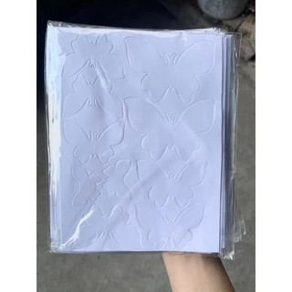 Phụ Kiện Bánh Sinh Nhật- 10 SET que cắm hình bướm nhũ ánh kim màu tím, hồng siêu đẹp
