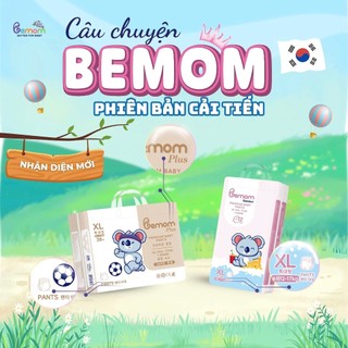 Combo 2 Bịch Tã Dán/Tã Quần Bemom Summer/Plus Ngày & Đêm Siêu Mỏng Mát, Thấm Hút Tốt Cho Bé Size NB-4XL