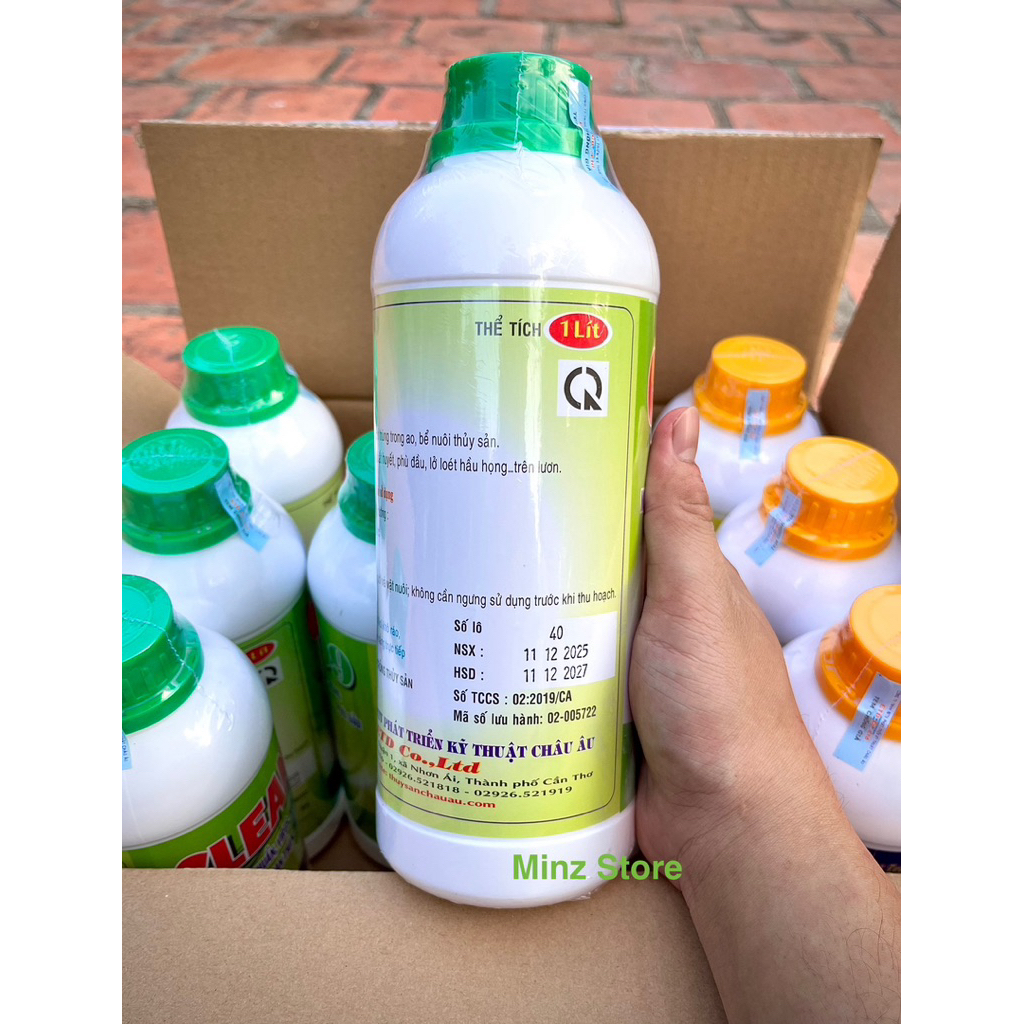 CLEAN 99 Diệt vi khuẩn, virus, nấm và ký sinh trùng, ngừa các bệnh gan thận, xuất huyết cho cá, lươn, ếch... chai (1lít)