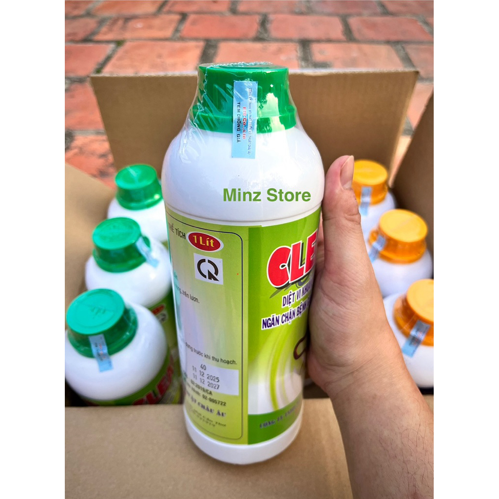 CLEAN 99 Diệt vi khuẩn, virus, nấm và ký sinh trùng, ngừa các bệnh gan thận, xuất huyết cho cá, lươn, ếch... chai (1lít)