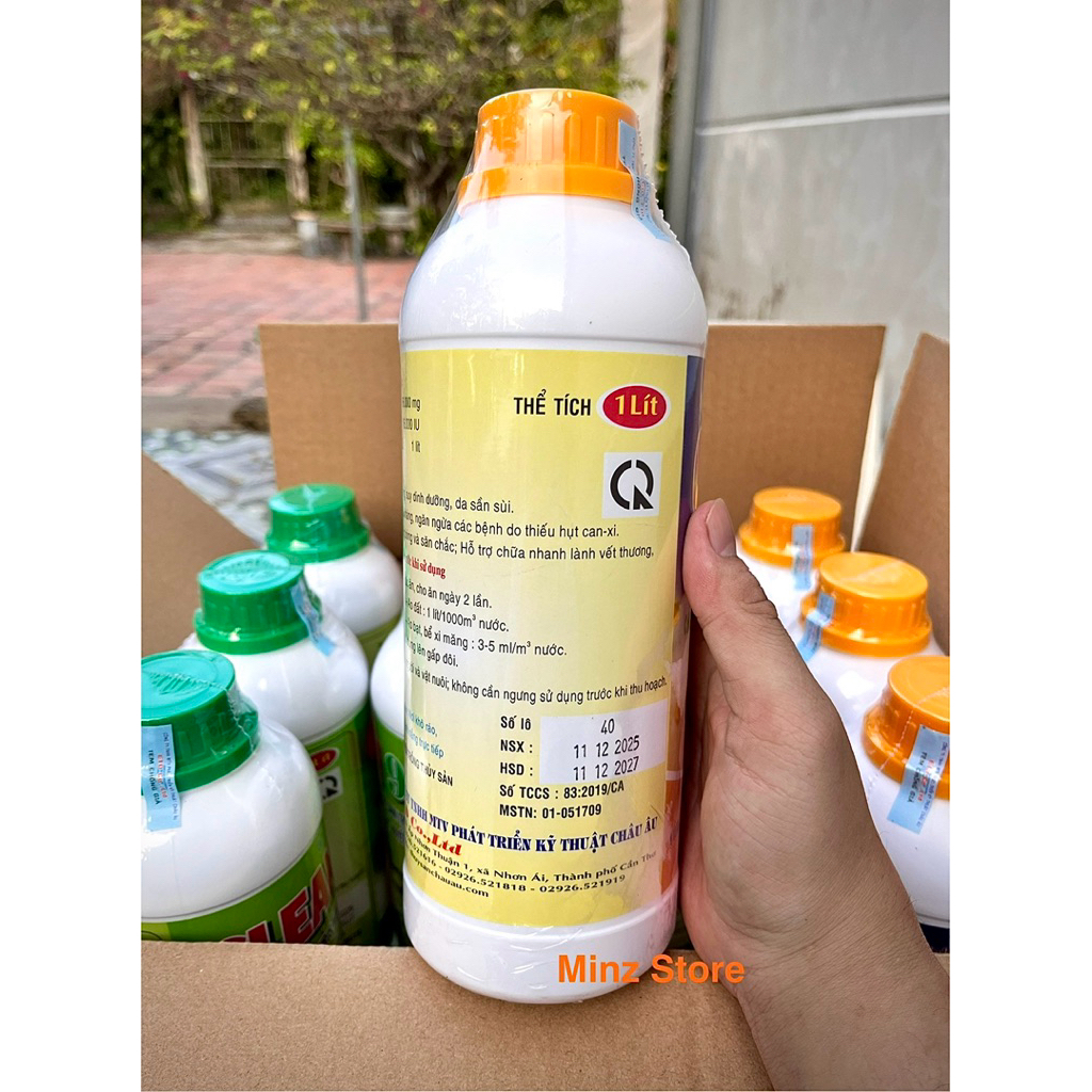 CALCI GOLD Cung Cấp Canxi và Khoán Cho Lươn, Ếch, Cá, Baba....chai (1lít)